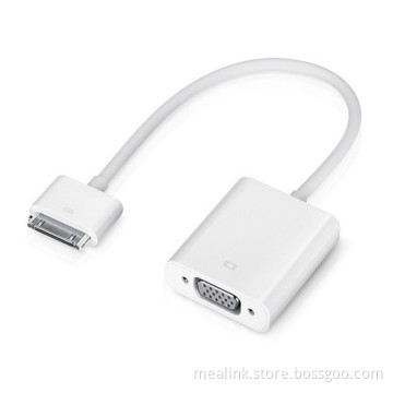 Apple 30 Pin to VGA Adapter Cable for iPhone/iPod/iPad (IP30-903)